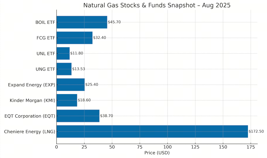 Top Natural Gas Stocks & Funds to Invest in 2025